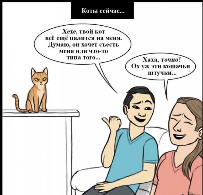 8 картинок, показывающих разницу между котами сейчас и котами до нашей эры