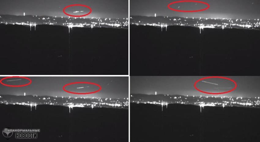 Призрачные огни горы Брауна засняли на видео