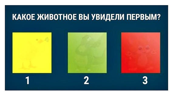 Простой тест с цветными картинками позволит точнее узнать ваш характер