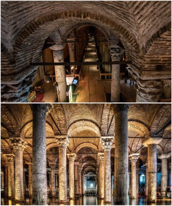 Цистерна Базилика: рукотворное чудо-водохранилище IV века Цистерна Базилика: рукотворное чудо-водохранилище IV века