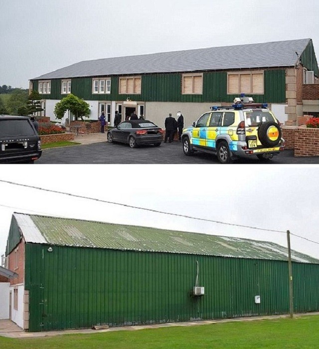 Наркоторговец замаскировал под сарай роскошный особняк с коноплёй