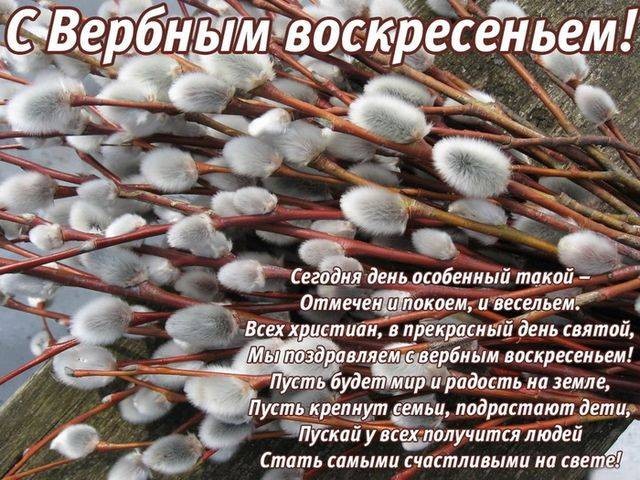 Красивые православные картинки с Вербным воскресеньем 2022, душевная проза и стихи