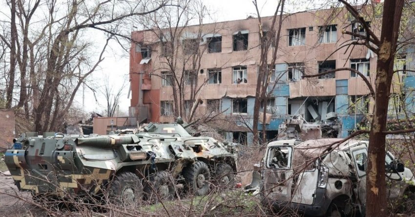 Представлена карта боевых действий на Украине по данным на сегодня, 20 апреля