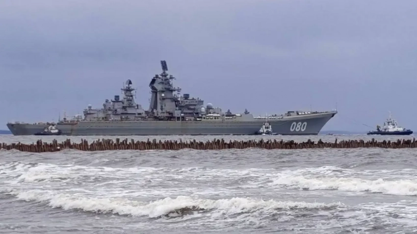 ТАРКР «Адмирал Нахимов» вернулся на «Севмаш», завершив первый этап испытаний