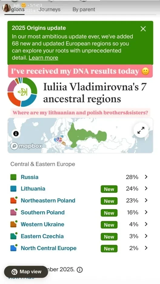 Девушка Павла Дурова похвалилась русскими корнями под песню "Матушка-земля"