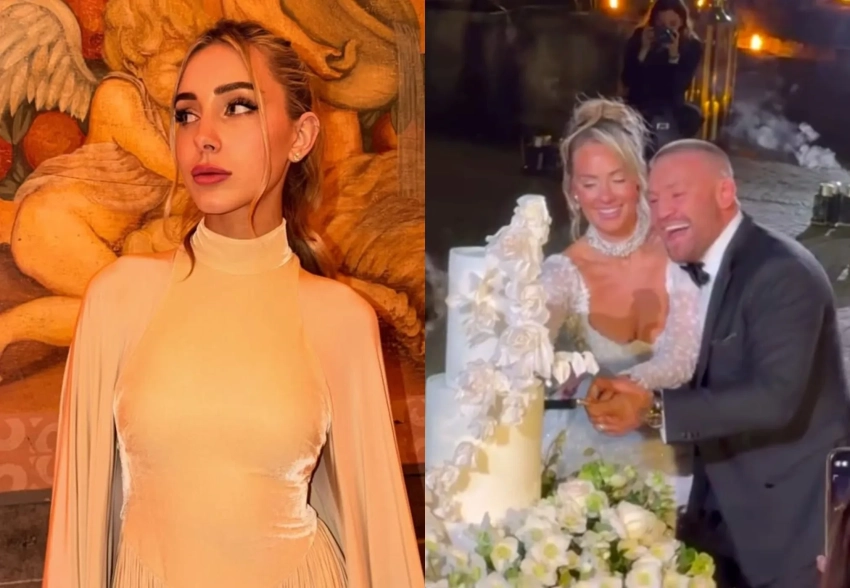 Девушка Павла Дурова Юлия Вавилова посетила свадьбу Конора Макгрегора в Ватикане