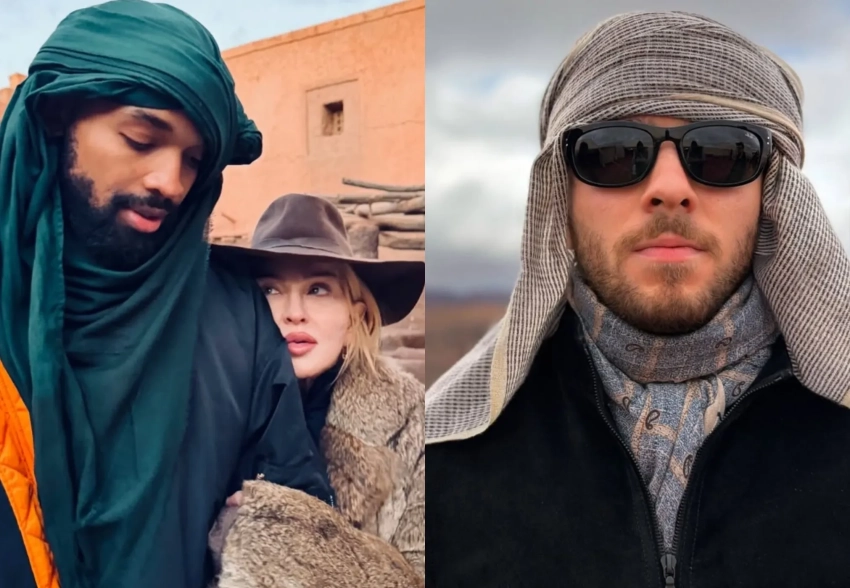 Мадонна с сыном от Гая Ричи и молодым женихом отдыхает в Марокко