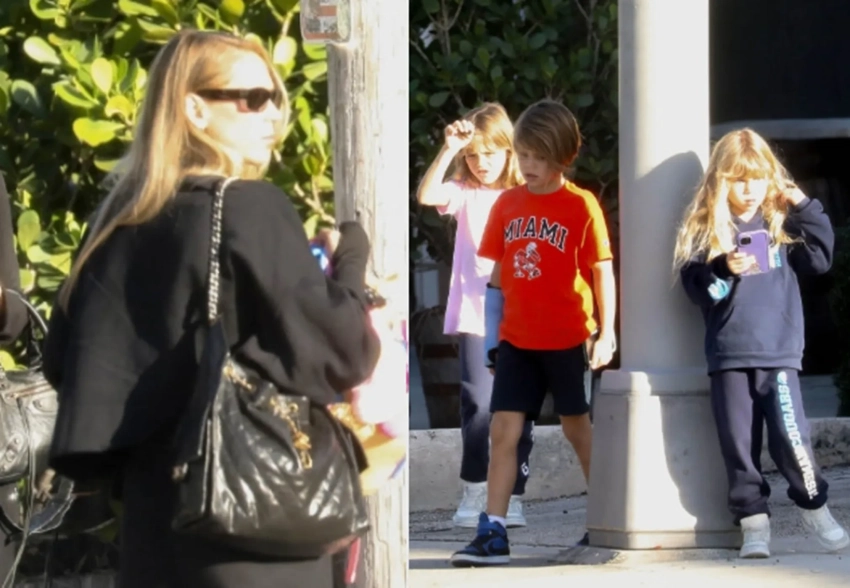 Анна Курникова впервые появилась на публике после рождения четвёртого ребёнка от Энрике Иглесиаса