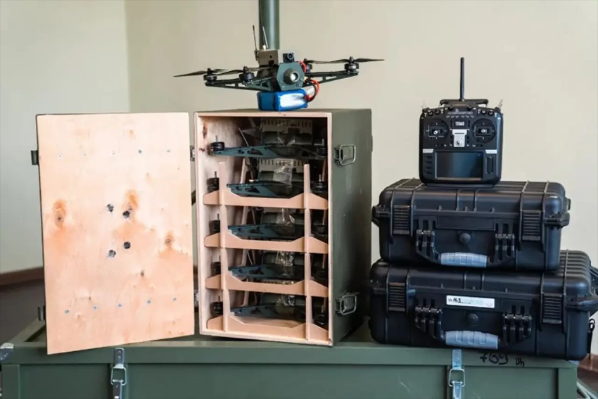 На Украине показали новый комплекс беспилотников со встроенной осколочной миной
